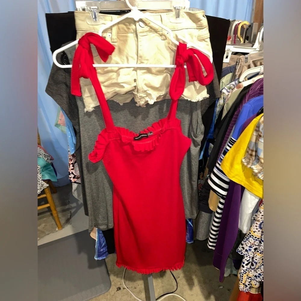 New Without Tags PrettyLittleThing Sexy Red Dress *make offers* - Picture 2 of 5